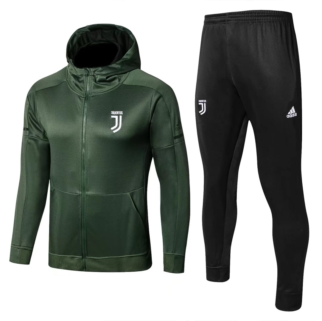 Juventus Training Suit Hoody Jacket + Pants Green 2017/18
