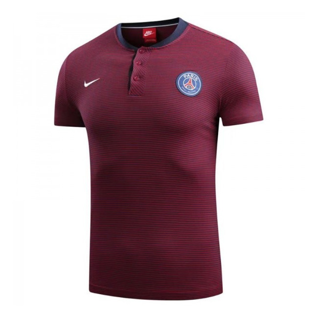 Manchester City 2017-18 Red Wine Polo Shirt