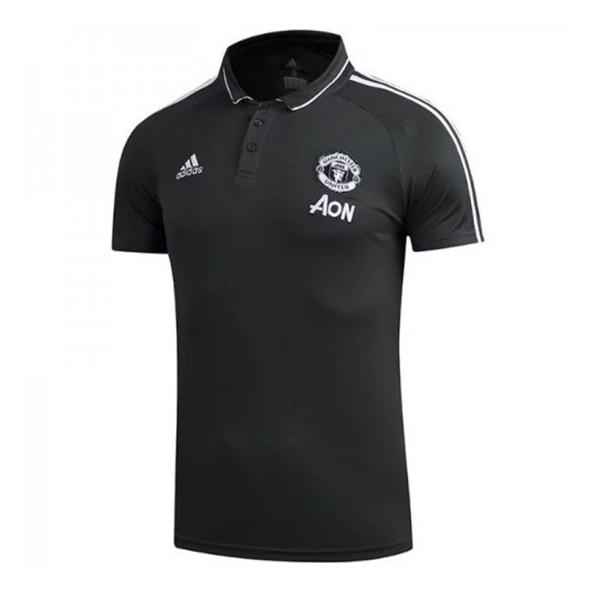 Manchester United 2017-18 Black Polo Shirt