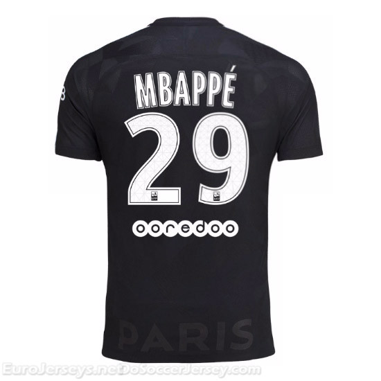 PSG 2017-18 Third Mbappé #29 Shirt Soccer Jersey