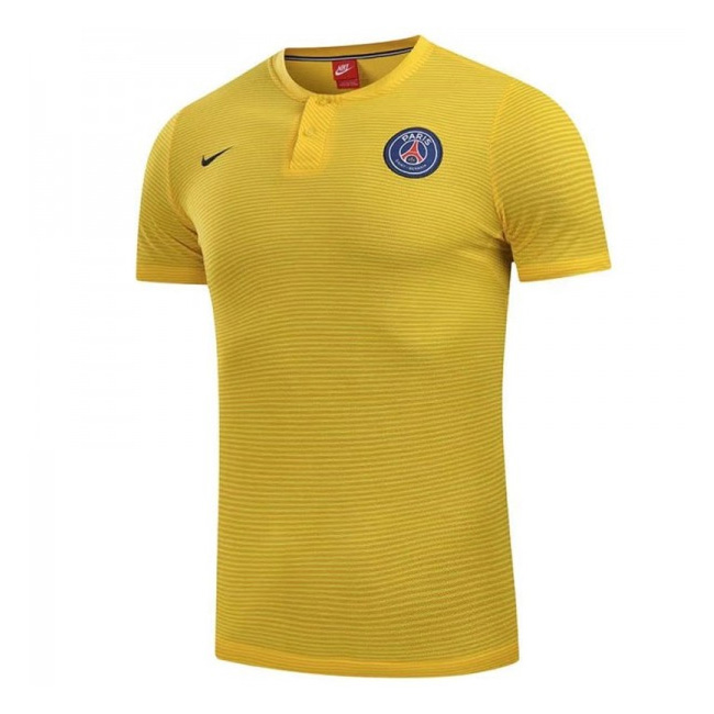 PSG 2017-18 Yellow Polo Shirt