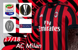 AC Milan 2017/18 football shirt